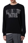 ALLSAINTS TOGETHER CREW NECK SWEATER,5059270362092