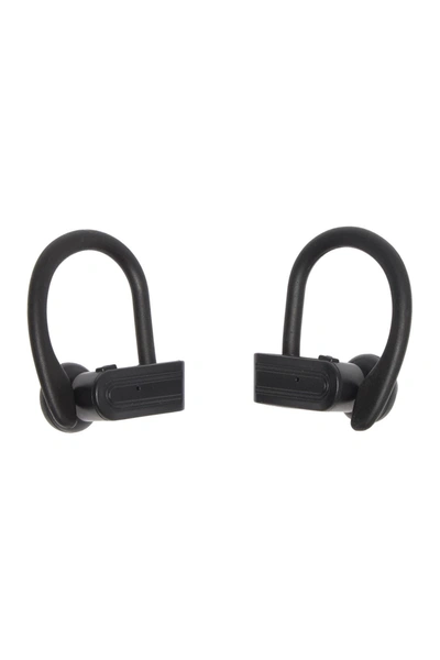 Gentek Wireless Sport Earbuds With Charging Station In Black