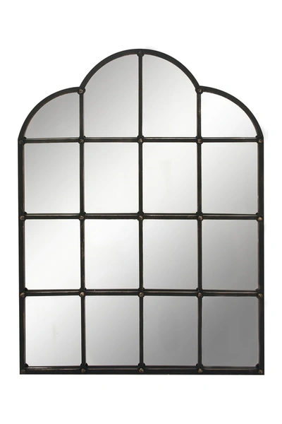 Willow Row Black Traditional Metal Wall Mirror