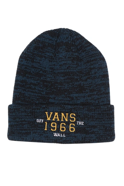 Vans Varsity Cuff Beanie In Major Blue Hthr