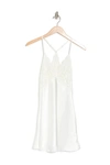 In Bloom By Jonquil Words Of Love Satin & Lace Chemise In Ivory