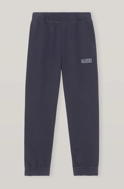 Ganni Software Isoli Elasticated Pants Sky Captain Size Xxs In Sky Captain
