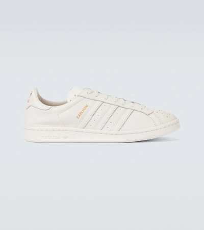 Adidas Originals Earlham Low-top Leather Sneakers In White