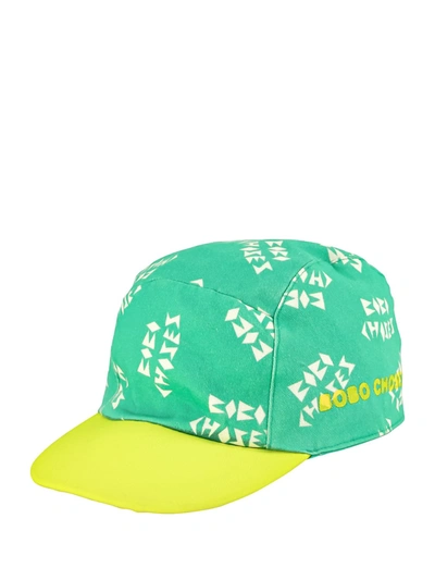 Bobo Choses Kids Cap  Cap For For Boys And For Girls In Green