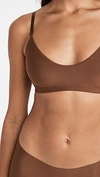 Commando Butter Wire-free Bralette In Cinnamon