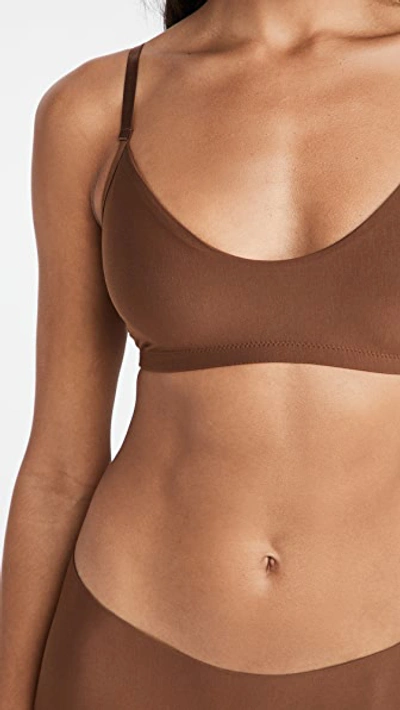 COMMANDO BUTTER BRALETTE CINNAMON,COMMA40492