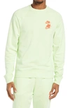 NIKE SPORTSWEAR WORLD TOUR EMBROIDERED CREWNECK SWEATSHIRT,DD0882