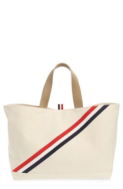 Thom Browne Medium Tote Bag - Atterley In White