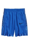 Nike Boys' Dri-fit Elite Basketball Shorts - Little Kid In Blue