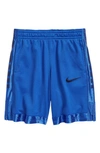 Nike Boys' Dri-fit Elite Basketball Shorts - Little Kid In Game Royal/blue Void