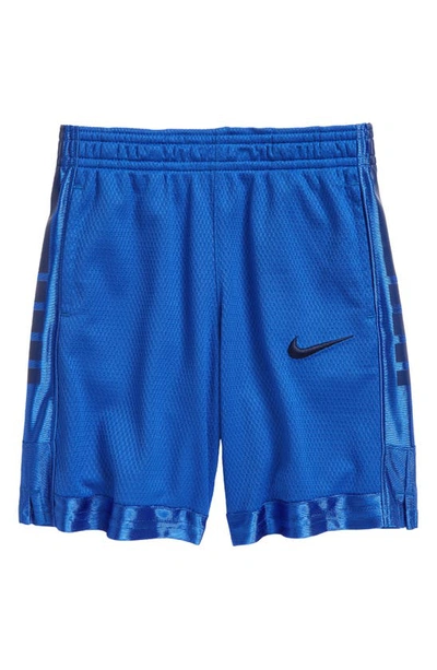 Nike Boys' Dri-fit Elite Basketball Shorts - Little Kid In Blue