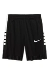 Nike Kids' Dri-fit Elite Athletic Shorts In Black