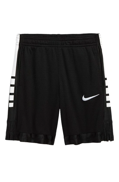 Nike Kids' Dri-fit Elite Athletic Shorts In Black