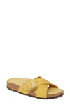 Birkenstock Siena Rivets Slide Sandal In Yellow