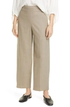 VINCE CAMUTO HIGH WAIST SIDE BUTTON ANKLE PANTS,V676721841
