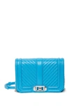 Rebecca Minkoff Small Love Leather Crossbody Bag In Marina