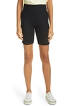 Rag & Bone Ribbed Stretch-knit Biker Shorts In Black