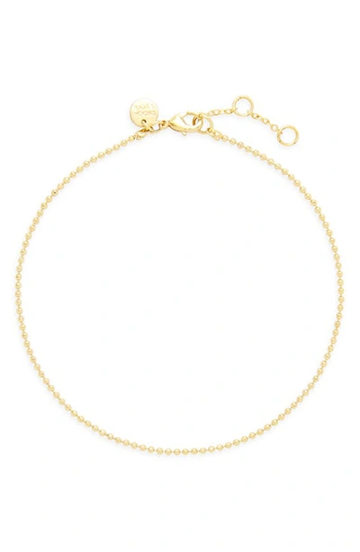 BROOK & YORK BROOK AND YORK MAE BEAD CHAIN ANKLET,BYA1001G