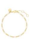 BROOK & YORK LENNON FIGARO CHAIN BRACELET,BYB1070G