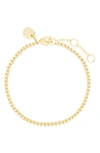 BROOK & YORK EMMA BOX CHAIN BRACELET,BYB1038G