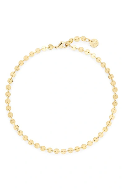 Brook & York Sequin Chain Anklet In Gold