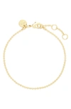 Brook & York Mae Bead Chain Bracelet In Gold