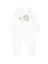 YOUNG VERSACE WHITE ROMPER YOUNG,10000571A00010 2W160