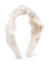 Il Gufo Raw-cut Edge Hairband In White