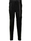 DOUBLET MID-RISE JACQUARD TAPERED TROUSERS