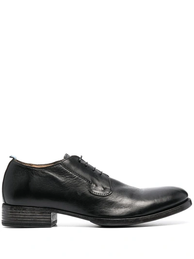 Moma Lace-up Leather Shoes In Black
