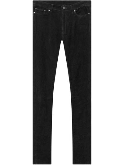 John Elliott Mid-rise Skinny Jeans In Black