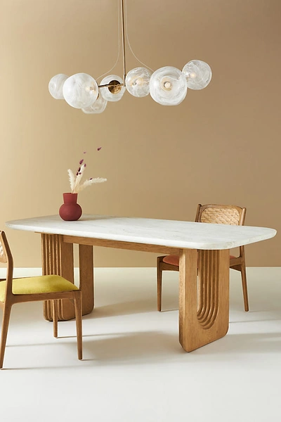 Anthropologie Cayden Dining Table In Beige
