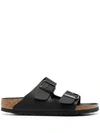 Birkenstock Arizona Double Buckle Sandals In Black