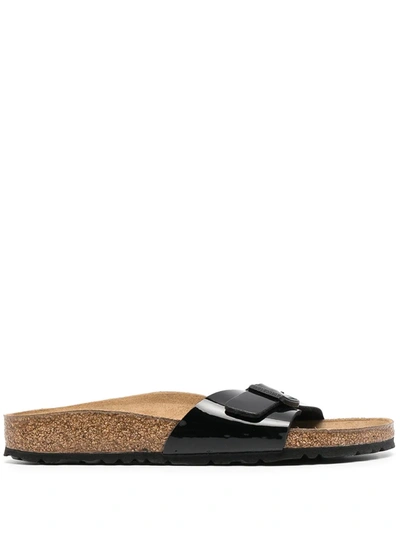 Birkenstock Madrid Buckle-detail Sandals In Black