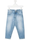 DONDUP LOW-RISE STRAIGHT-LEG JEANS
