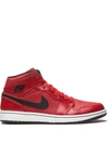 JORDAN AIR JORDAN 1 RETRO MID "GYM RED" SNEAKERS