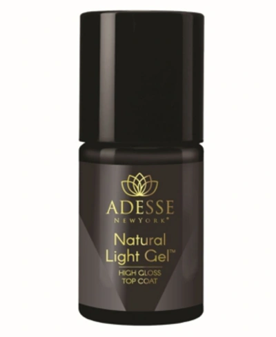 Adesse New York Organic Infused Nail Treatment - Natural Light Gel High Gloss Top Coat, 2.1 oz In Natural Light Top Coat