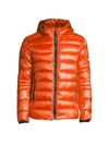 Canada Goose Crofton Packable Zip-up Padded Jacket In Orange