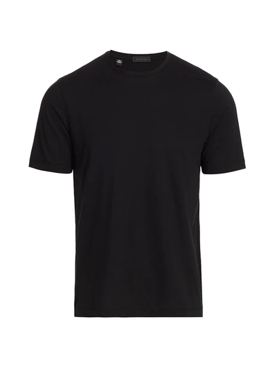 Saks Fifth Avenue Collection Solid Crewneck T-shirt In Black