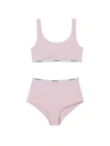 BURBERRY TARNIE LOGO-TAPE TWO-PIECE SWIMSUIT,400013746432