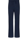 Frescobol Carioca Oscar Drawstring Straight-leg Trousers In Blue