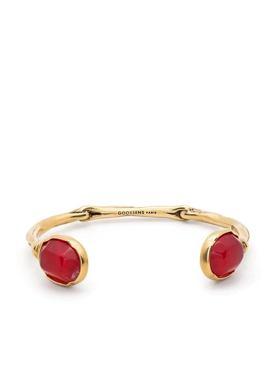 Goossens Talisman Cabochon Bracelet In Gold