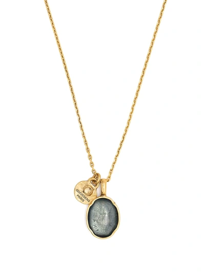 Goossens Talisman Cabochon Necklace In Gold