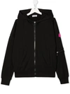 MONCLER LOGO-PATCH HOODIE