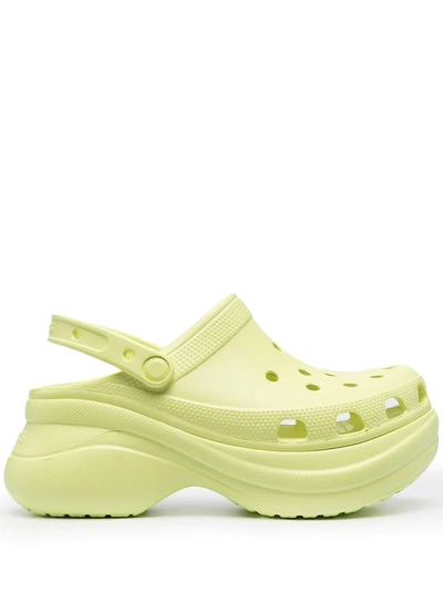 Crocs Classic Shoe In Lime Zest-green In Yellow