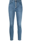 J BRAND CROPPED DENIM JEANS