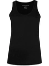 MAJESTIC ROUND NECK LINEN-BLEND VEST