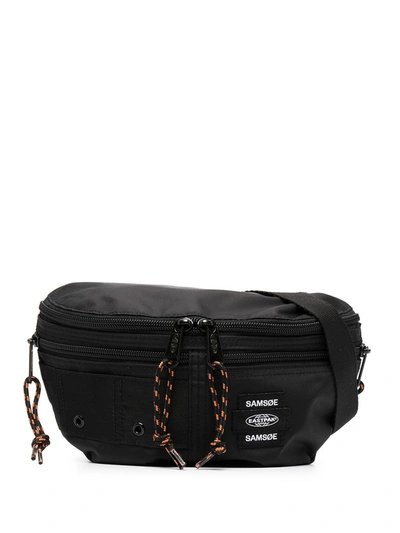 Eastpak Logo-patch Belt Bag In Black