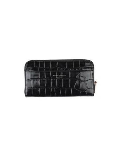 Aspinal Of London Wallets In Black