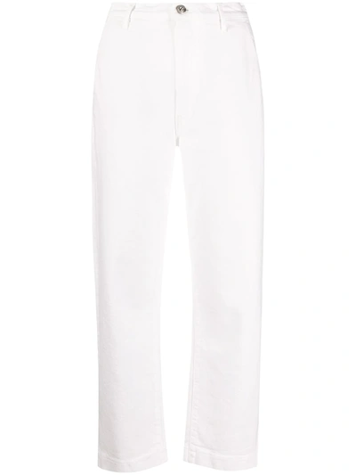 3x1 Straight-leg Ankle Grazer Jeans In White
